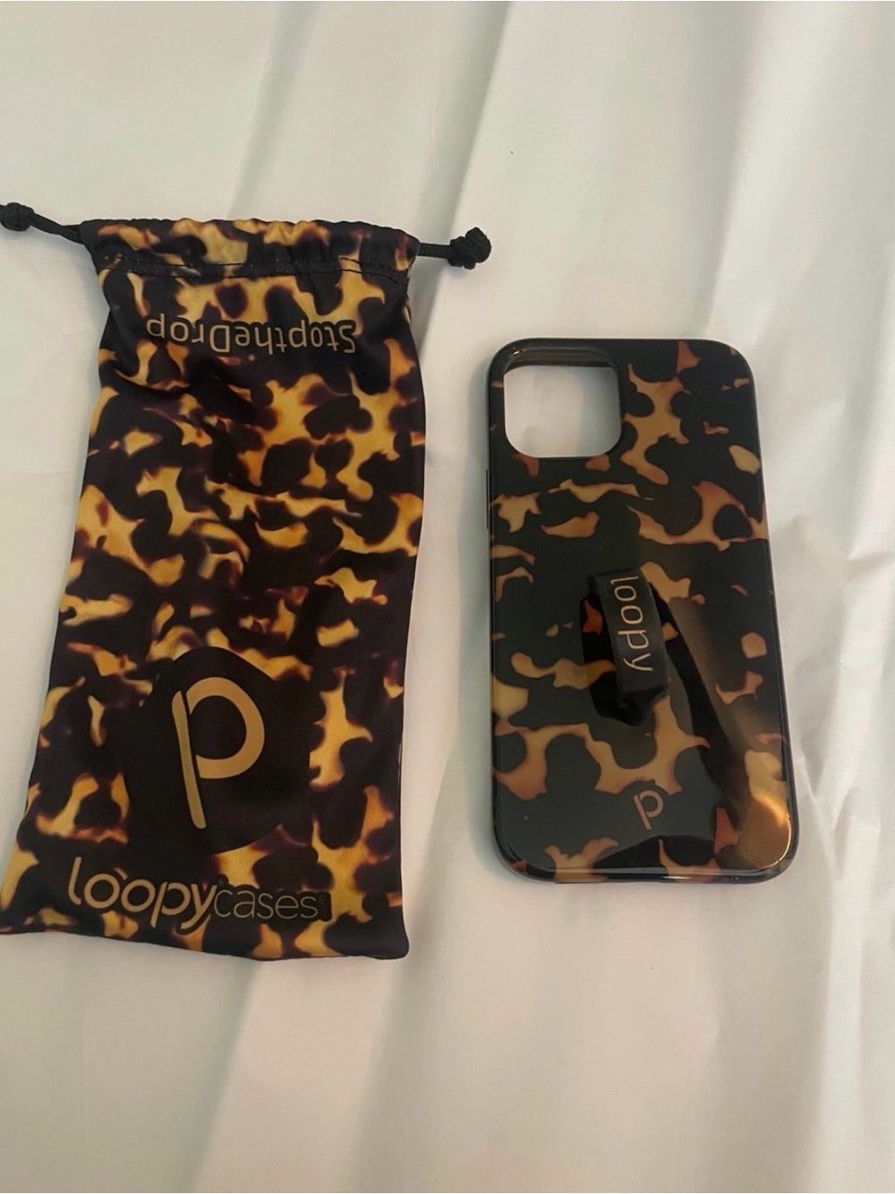 Loopy Case Tortoise Shell iPhone Case with Loopy Strap - iPhone 12 Pro